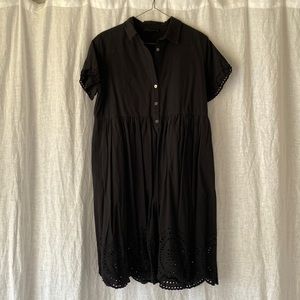 Hatch black eyelet dress